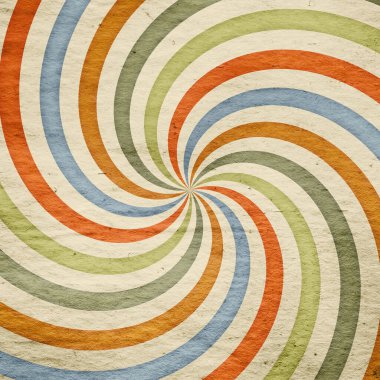 Geçmişe dönüş, eski grunge kağıdında eski güneş ışınları