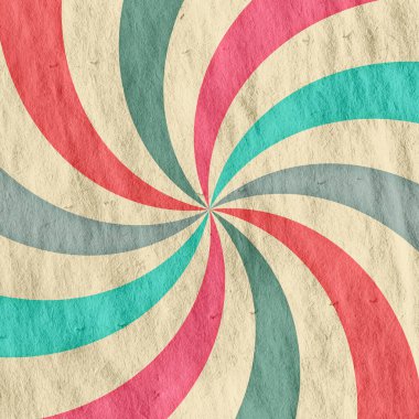 Geçmişe dönüş, eski grunge kağıdında eski güneş ışınları