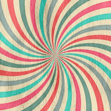 Geçmişe dönüş, eski grunge kağıdında eski güneş ışınları