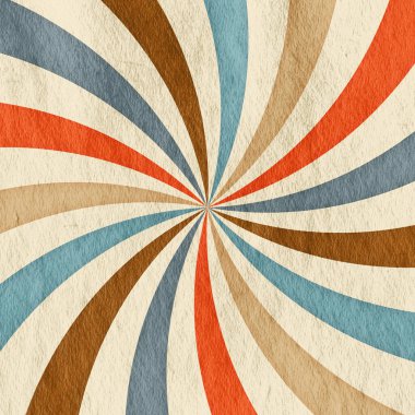 Geçmişe dönüş, eski grunge kağıdında eski güneş ışınları