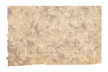 kırpma yolu olan beyaz arkaplanda izole edilmiş eski kağıt