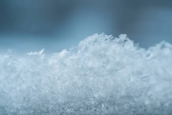 Färsk Vit Snö Vinter Bakgrund — Stockfoto