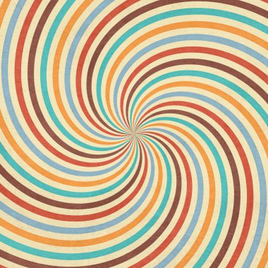 Geçmişe dönüş, eski grunge kağıdında eski güneş ışınları