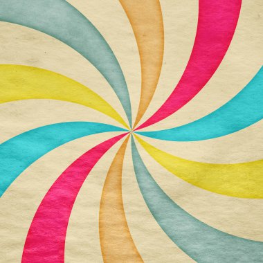 Geçmişe dönüş, eski grunge kağıdında eski güneş ışınları