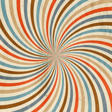 Geçmişe dönüş, eski grunge kağıdında eski güneş ışınları