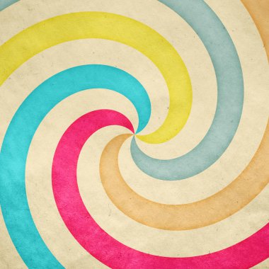 Geçmişe dönüş, eski grunge kağıdında eski güneş ışınları