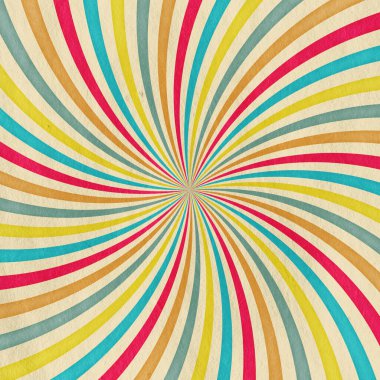 Geçmişe dönüş, eski grunge kağıdında eski güneş ışınları