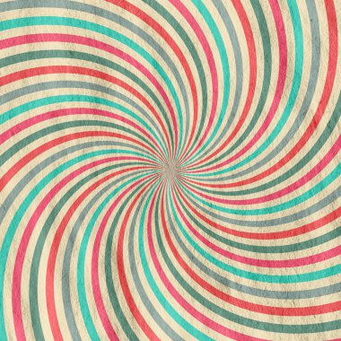 Geçmişe dönüş, eski grunge kağıdında eski güneş ışınları