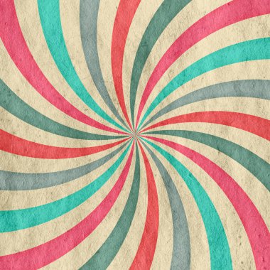 Geçmişe dönüş, eski grunge kağıdında eski güneş ışınları