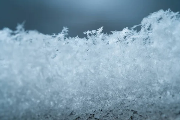 Färsk Vit Snö Vinter Bakgrund — Stockfoto