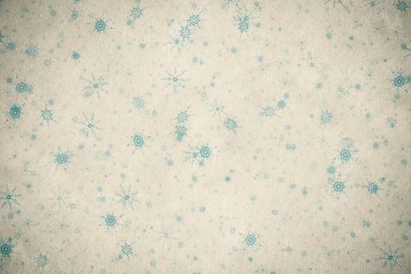 Natal Vintage Fundo Com Flocos Neve Textura Papel Velho — Fotografia de Stock