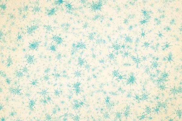 Natal Vintage Fundo Com Flocos Neve Textura Papel Velho — Fotografia de Stock