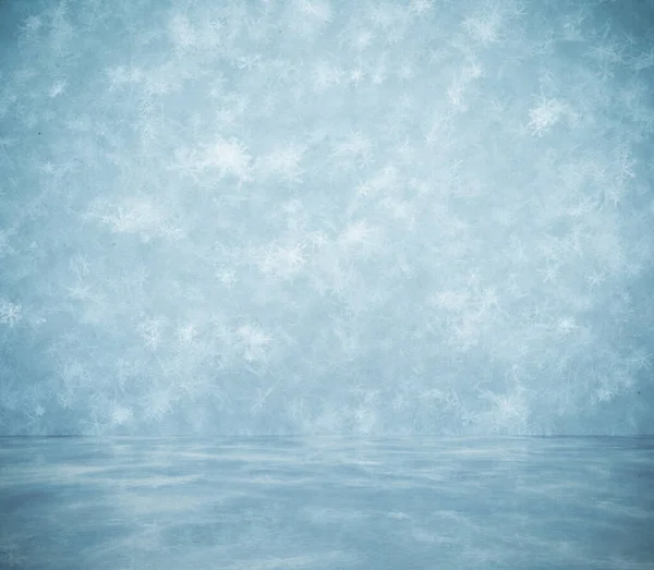 Snow Room Frozen Winter Background — Stock Photo, Image