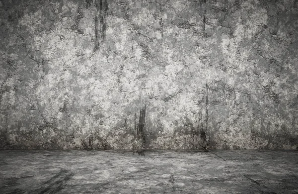 Пустая Комната Гипсовой Стеной Серый Фон — стоковое фото