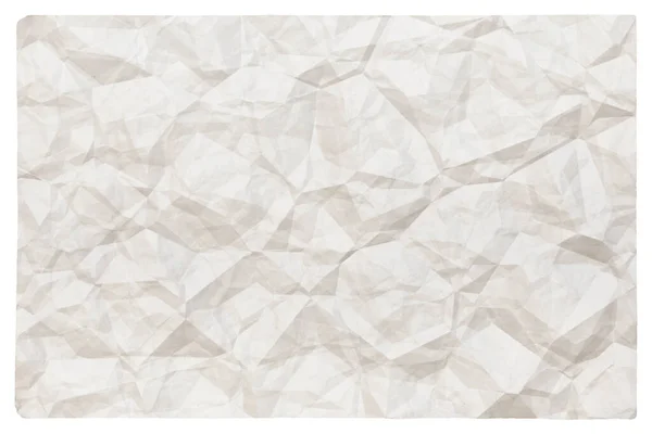 Telif Alanı Beyaz Arkaplanda Izole Edilmiş Eski Buruşuk Kağıt — Stok fotoğraf
