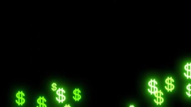 Amerikan doları animasyonu, para geçmişi.