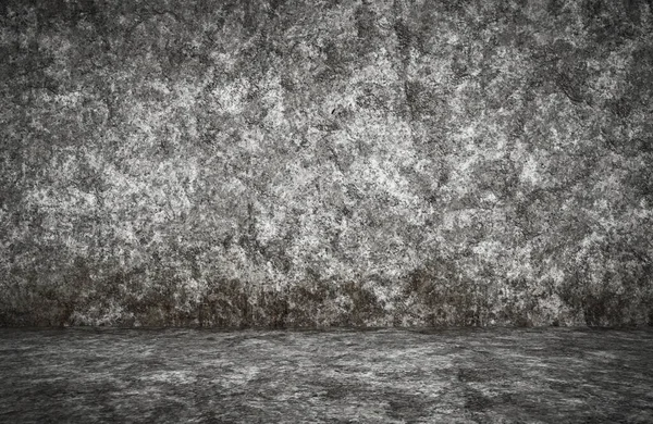 石膏壁と灰色の背景を持つ空の部屋 — ストック写真
