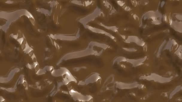 Chocolat Liquide Chaud Mouvement Généré — Video