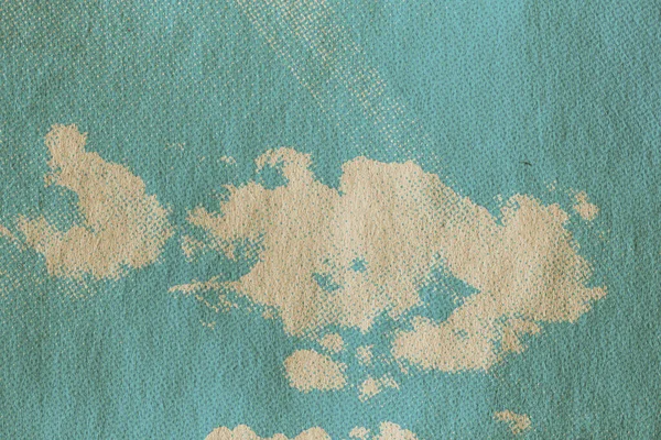 Motif Ciel Rétro Sur Vieille Texture Papier Nuages Vintage — Photo