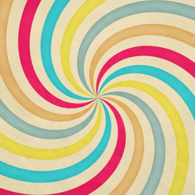 Geçmişe dönüş, eski grunge kağıdında eski güneş ışınları