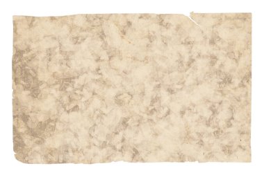 kırpma yolu olan beyaz arkaplanda izole edilmiş eski kağıt