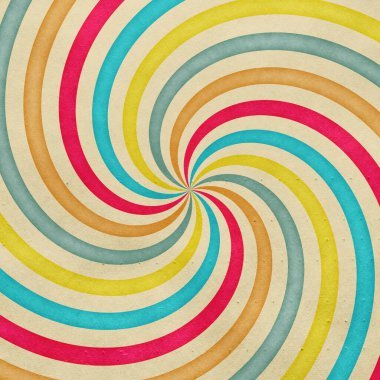 Geçmişe dönüş, eski grunge kağıdında eski güneş ışınları