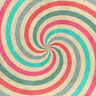 Geçmişe dönüş, eski grunge kağıdında eski güneş ışınları