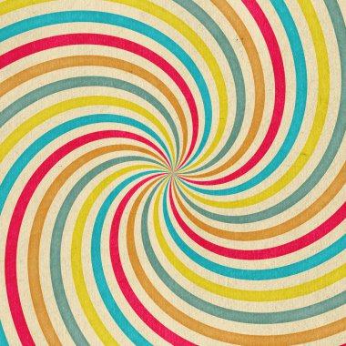 Geçmişe dönüş, eski grunge kağıdında eski güneş ışınları