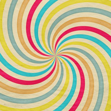 Geçmişe dönüş, eski grunge kağıdında eski güneş ışınları