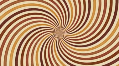 Vintage ışınları animasyonu. Geçmişe dönüş. Kusursuz girdap döngüsü.