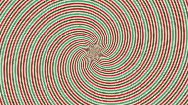 Vintage ışınları animasyonu. Geçmişe dönüş. Kusursuz girdap döngüsü.