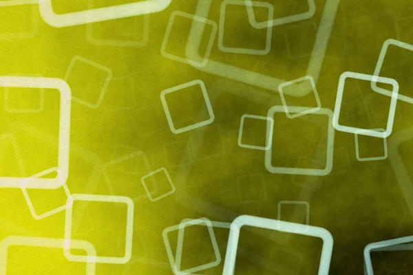 Alter Grunge Papierhintergrund Gelbe Farbe Quadratisch — Stockfoto