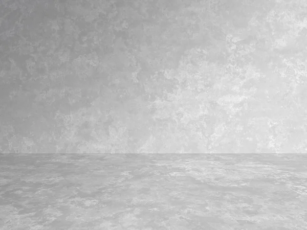 コンクリートの壁と石膏の背景を持つ空の灰色のインテリア — ストック写真