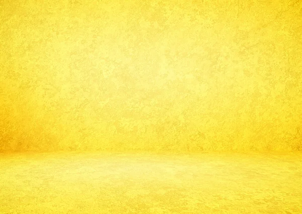 Yellow Concrete Interior Plaster Background — Stock Photo, Image