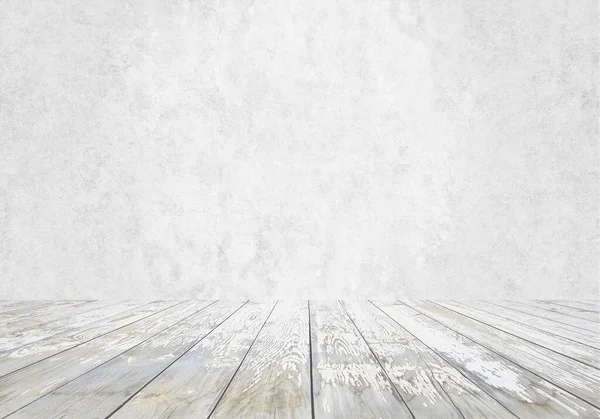 Leerer Raum Mit Betonwand Weißer Hintergrund — Stockfoto