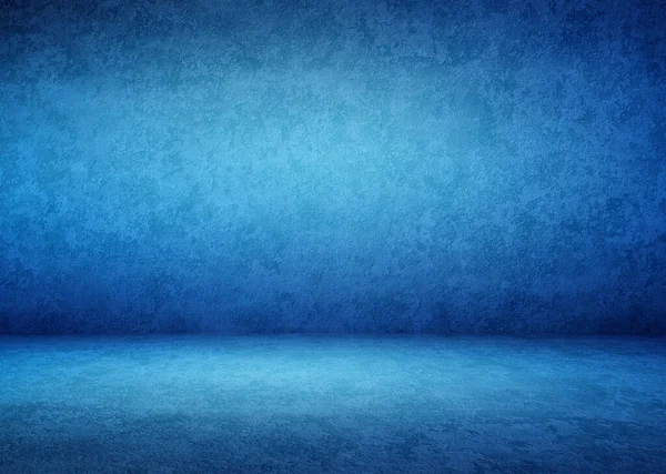 Blue Concrete Interior Plaster Background — Stock Photo, Image