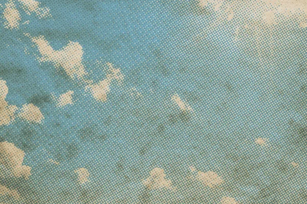 Patrón Cielo Retro Textura Papel Viejo Nubes Vintage — Foto de Stock