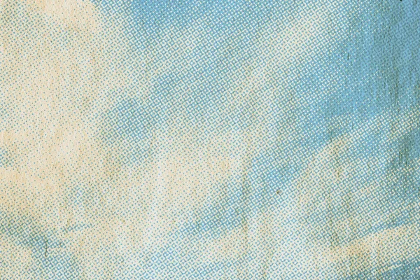 Motif Ciel Rétro Sur Vieille Texture Papier Nuages Vintage — Photo