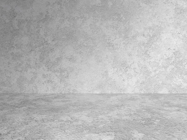 Beton duvarlı boş gri iç döşeme, alçı arka plan