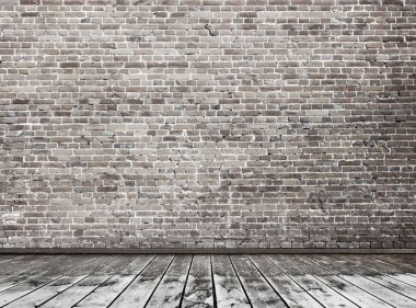 Tuğla duvarlı eski oda
