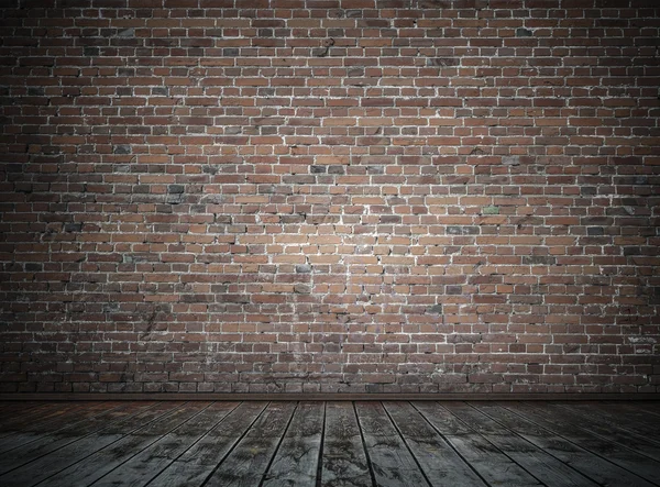 Old room with brick wall — Stock Photo, Image