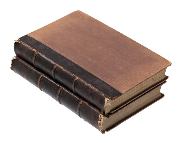 Старі книги, ізольовані — стокове фото