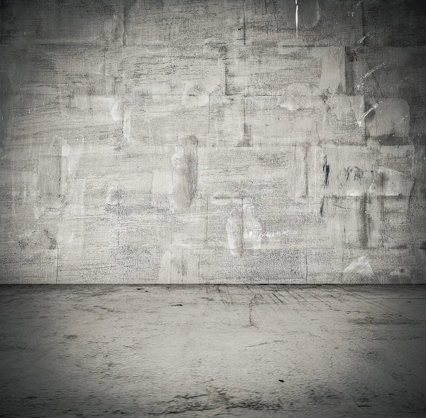 Empty room with concrete wall — Stock Photo, Image