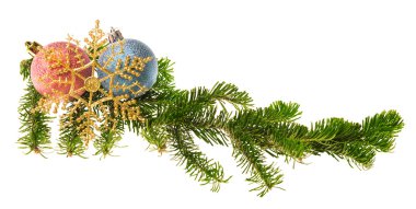 Noel dekorasyon izole