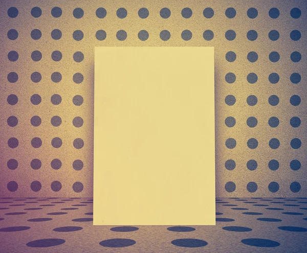 Room with dot pattern — Stock Photo, Image