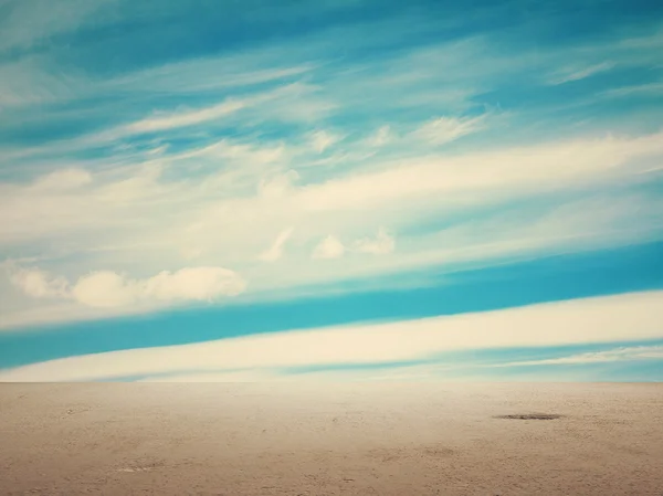 Cielo e pavimento blu — Foto Stock