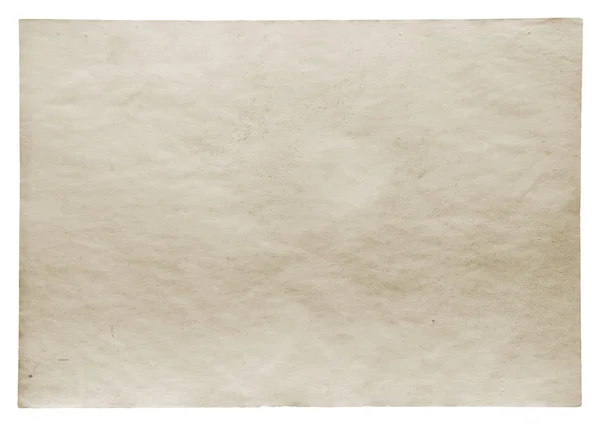 Old paper isolated — Stock Photo, Image