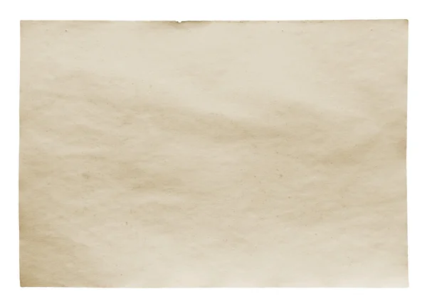 Old paper isolated — Stock Photo, Image