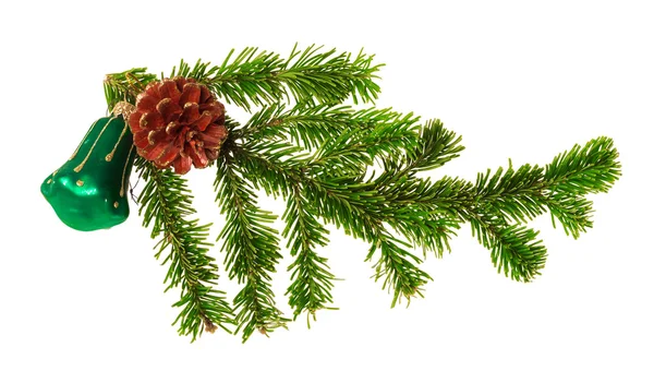 Kerstdecoratie geïsoleerd — Stockfoto