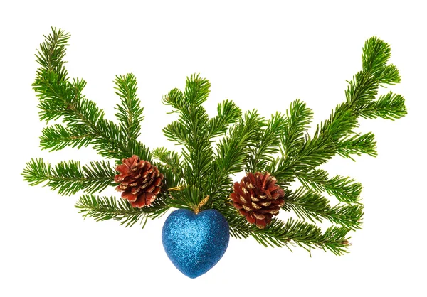 Kerstdecoratie geïsoleerd — Stockfoto